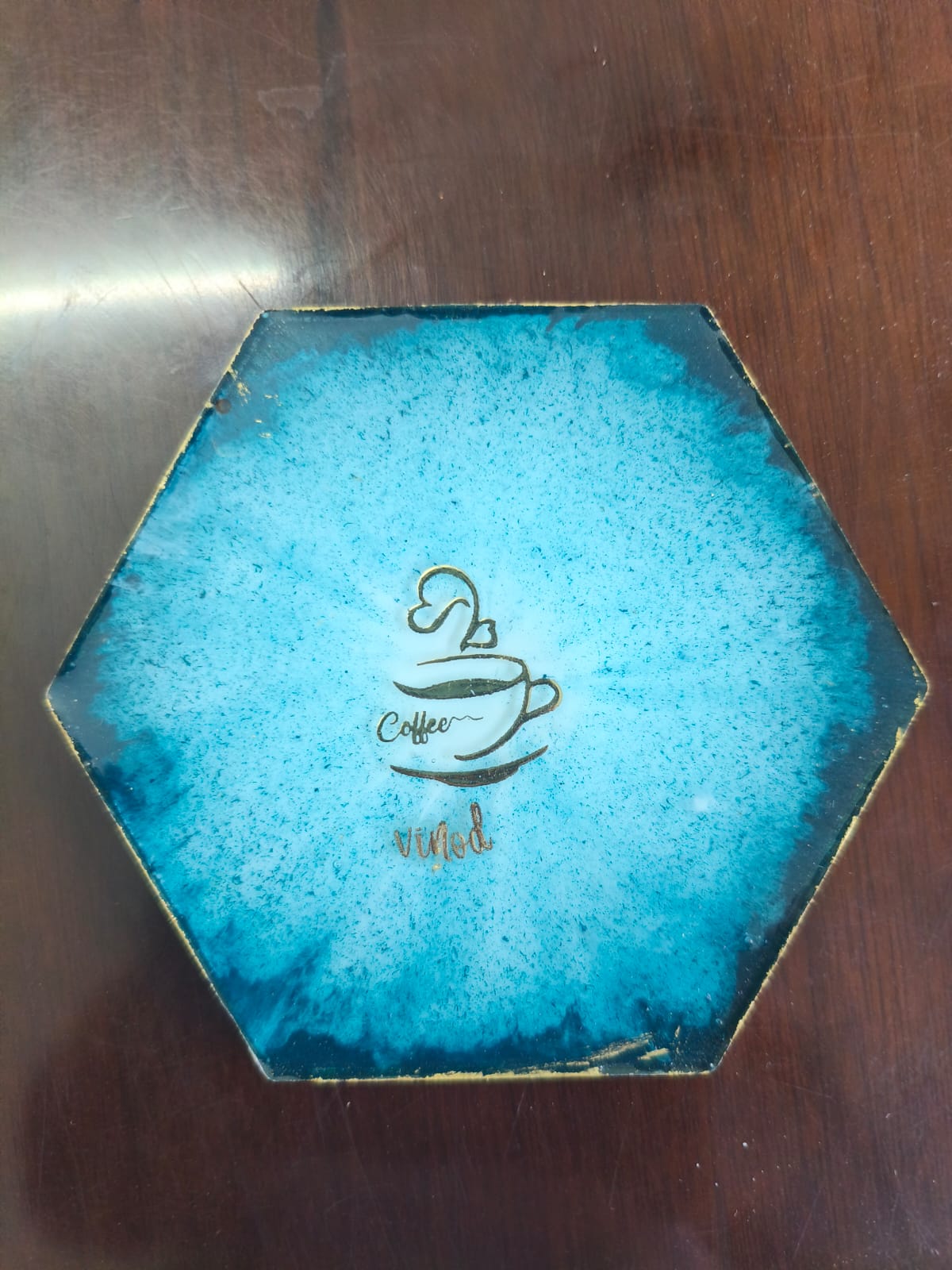 Resin Flower Pendant